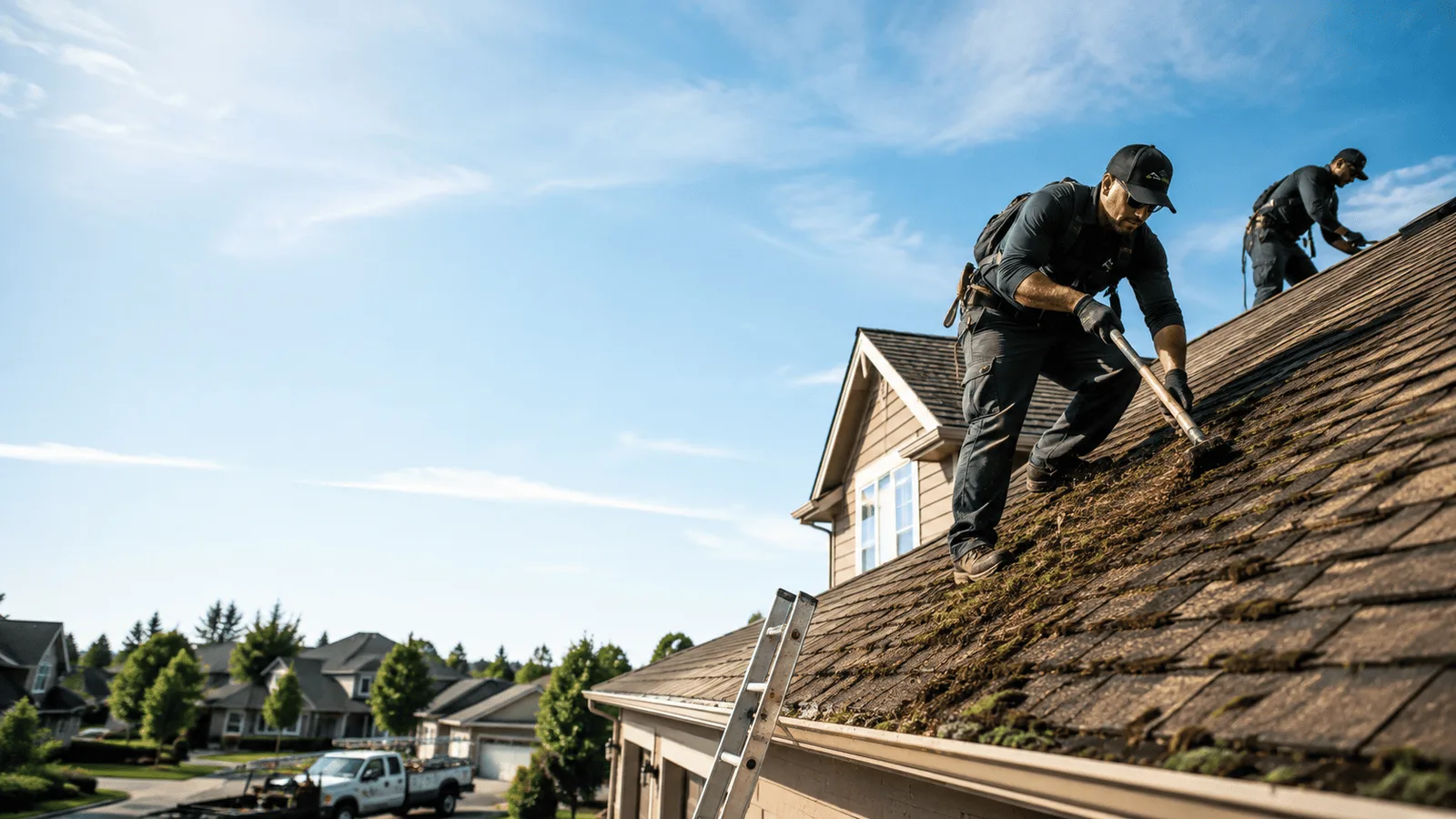 Roof Moss Removal in Dearborn, MO near me